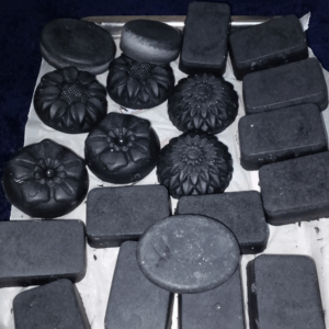 Charcoal soap